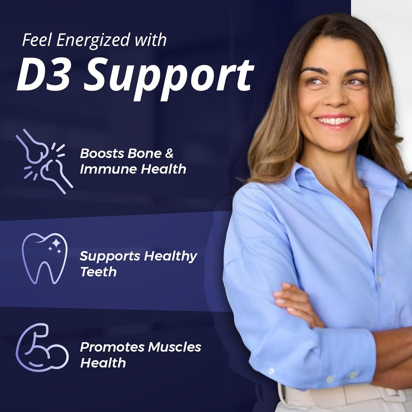 Vitamin D3 5000 IU (125mcg) Softgels – Bone & Immune Support - 120 Count | WOW Supplements